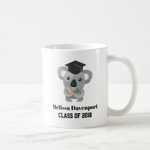 Mug Classe de 20xx Cute Koala Ours dans la casquette d