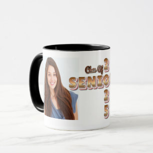 Mug Classe de fin d'études de 2025 - photo de fin d'ét