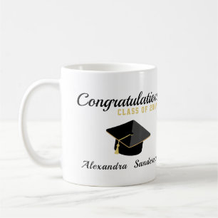 Mug Classe de graduation minimaliste moderne de 2023