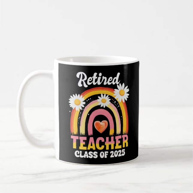 Mug Classe D'Enseignant Retraité De 2025 Enseignants R (Gauche)