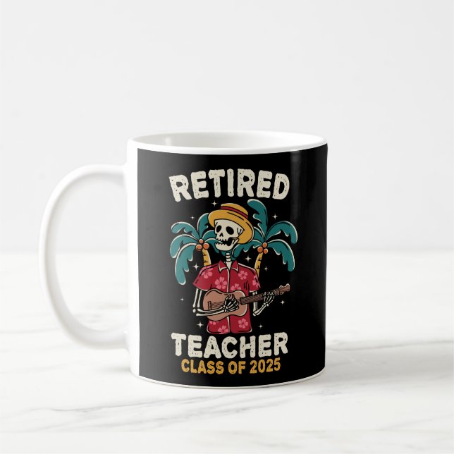 Mug Classe D'Enseignant Retraité De 2025 Enseignants R (Gauche)