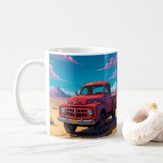 Mug Classic American Pickup (Avec donut)