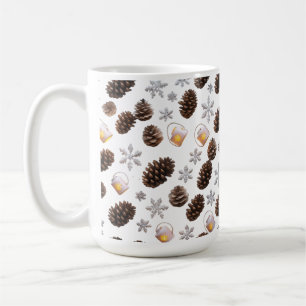 Mug classique 15 oz Hol de la lanterne à flocon