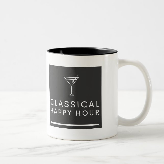 Mug classique à café Happy Hour (Droit)