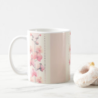 Mug classique à fleurs