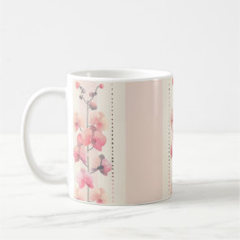 Mug classique à fleurs