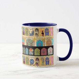Mug classique, beau carreaux perses 11 oz