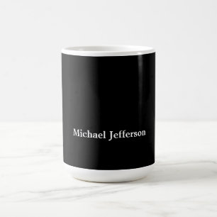 Mug Classique Créatif Tendance Noir & Blanc