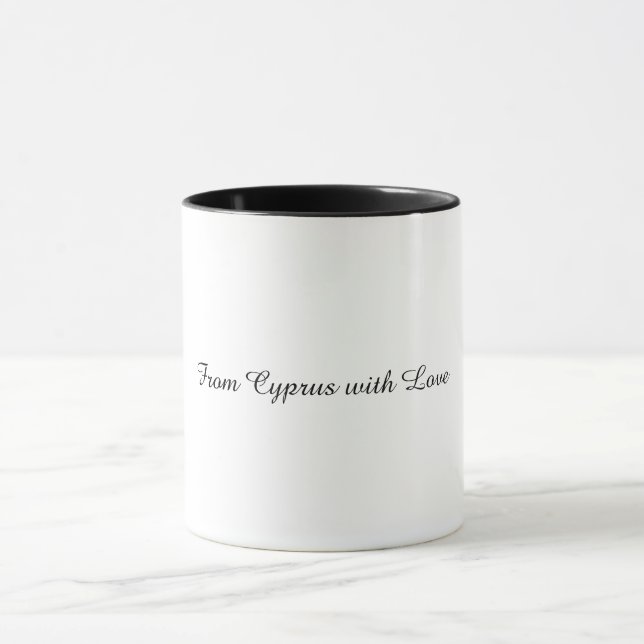 Mug classique (de Chypre avec amour) (Centre)