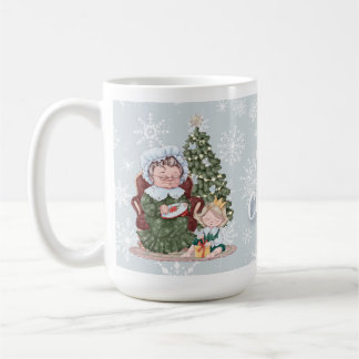 Mug classique de la famille de Noël