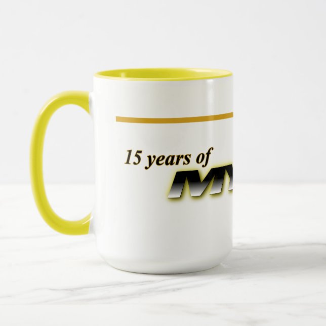 Mug classique de MEYETV - 15 ans (Gauche)