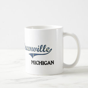 Mug Classique de ville de Greenville Michigan