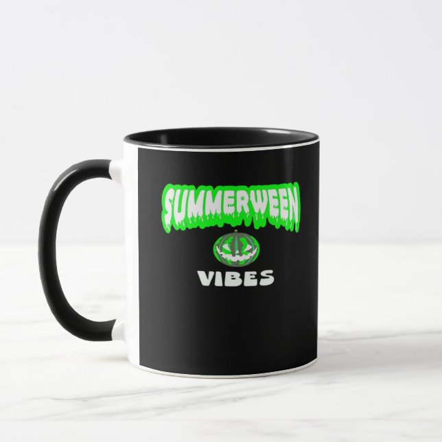 Mug Classique des Vibes d'été (Gauche)