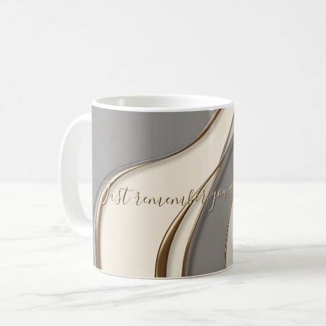 Mug classique en graphisme abstrait (Devant gauche)