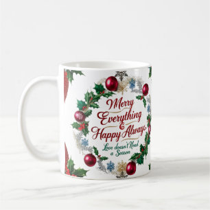 Mug Classique « Joyeux tout et toujours heureux »