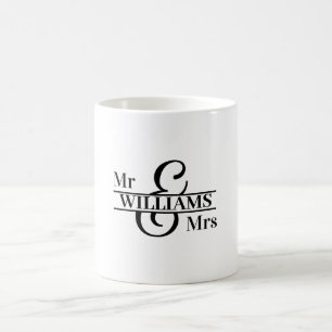 Mug classique Mariage monogramme