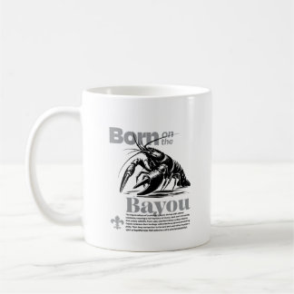 Mug Classique Né sur les Vibes Bayou Cajun