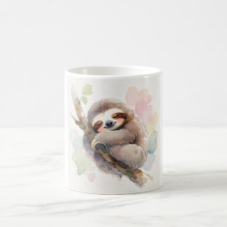 Mug Classique Paresseux Mignon Endormi
