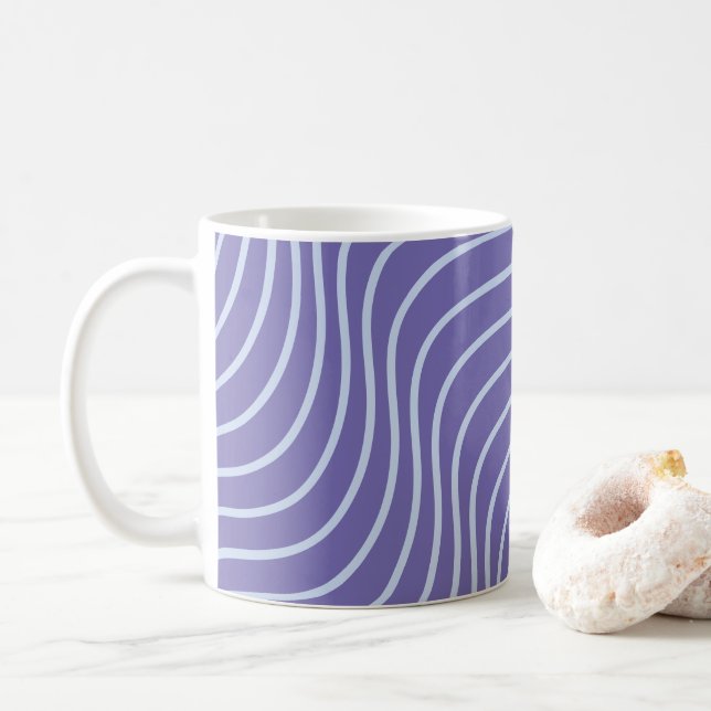 Mug classique Wavy Strip (Avec donut)