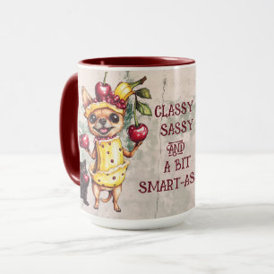 MUG CLASSY SASSY ET UN PEU SMART-ASSY