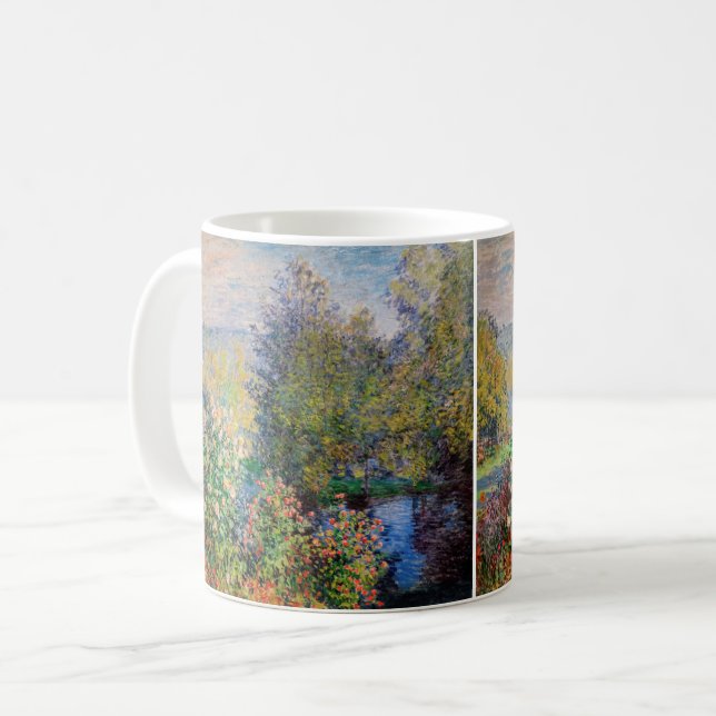 Mug Claude Monet - Coin du jardin à Montgeron (Devant gauche)