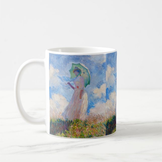 Mug Claude Monet - Femme avec Parasol face à gauche (Gauche)
