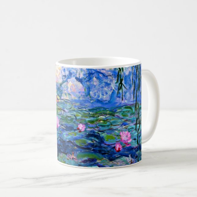 Mug Claude Monet - Water Lilies, 1919, célèbre peintur (Devant droit)