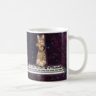 Mug Clavier chat frappe à nouveau