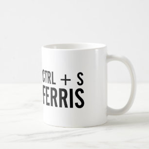 Mug Clavier CTRL + S (Enregistrer) Ferris Pun De Racco