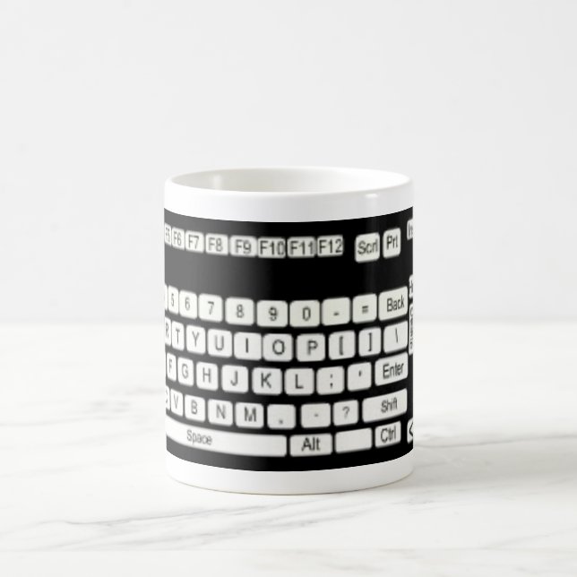 Mug Clavier d'ordinateur Amusant (Centre)