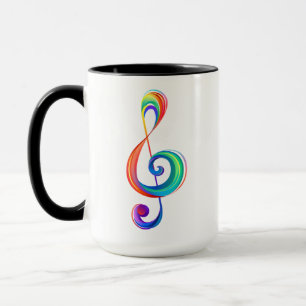 Mug Clé arc-en-ciel