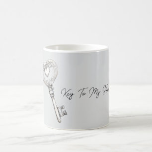 Mug Clé d'argent pour mon cœur