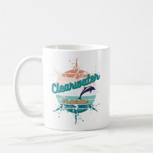 Mug Clearwater Florida Retro Vintage Explosion coucher