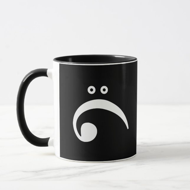 Mug Clef basse triste (Gauche)