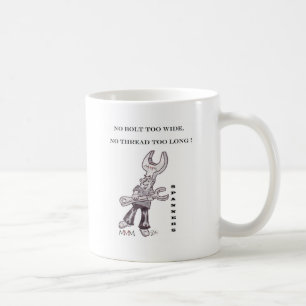 Mug Clés - aucun boulon trop au loin aucun fil trop