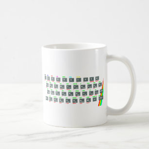 Mug Clés de clavier de spectre de Sinclair ZX