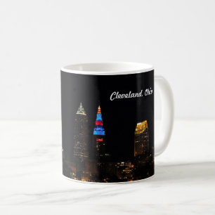 Mug Cleveland OH Night Skyline