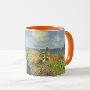 Mug Cliff Walk à Pourville par Claude Monet