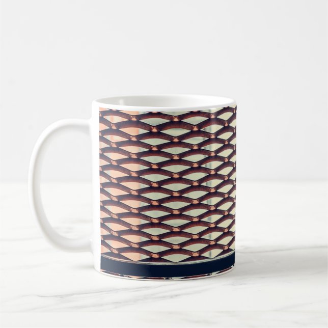 Mug Clôture en acier gris (Gauche)