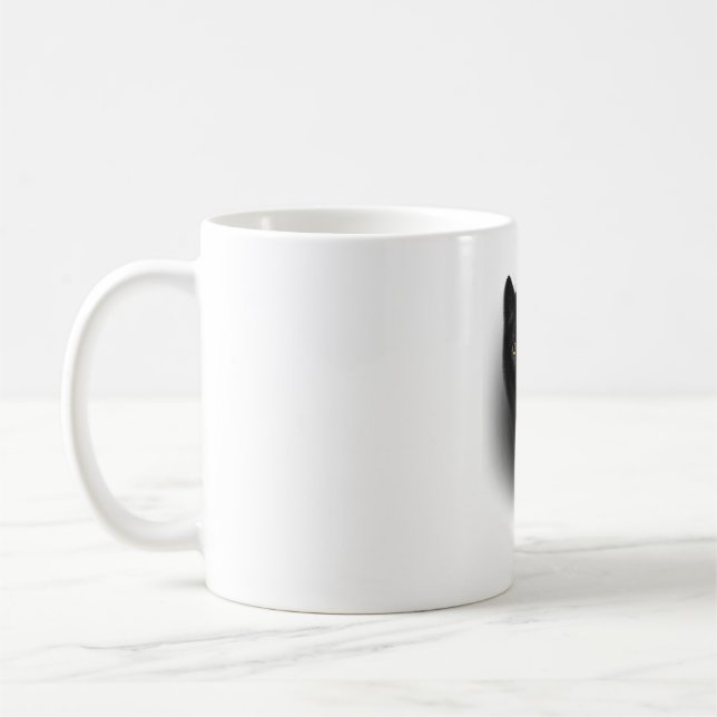 Mug Clous de dépôt de chats noirs (Gauche)