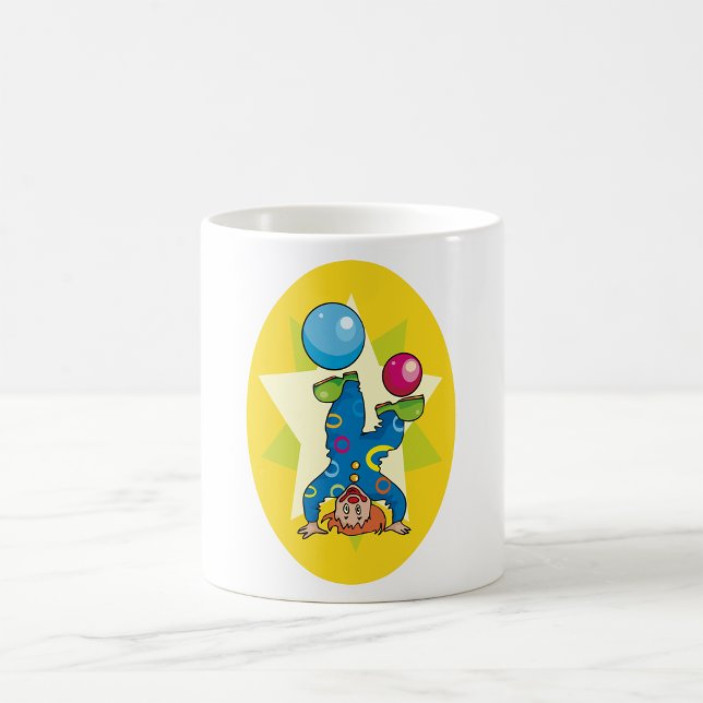 Mug Clown sur sa tête (Créateur téléchargé)