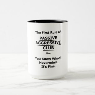 Mug Club agressif passif