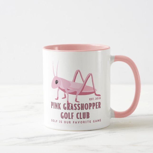 Mug Club de golf de Pink Grasshopper (Droite)