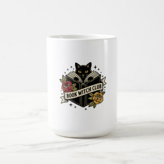 Mug Club de sorcière de livre Chat Logo