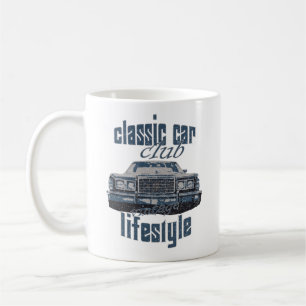 Mug club de voiture classique vintage vieil amant voit