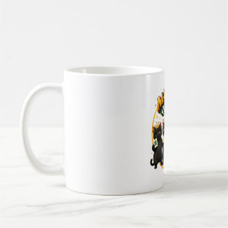 Mug Club des Reines de Mahjong Chats Noirs Mignons