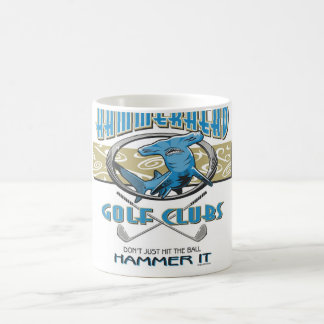 Mug Clubs de golf de poisson-marteau
