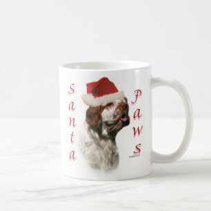 Mug Clumber Spaniel Père Noël Paws