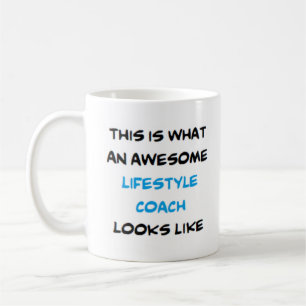 Mug coach de style de vie, génial