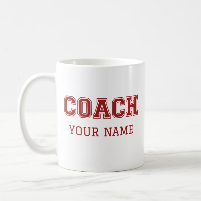 Mug Coach Votre Nom (Gauche)